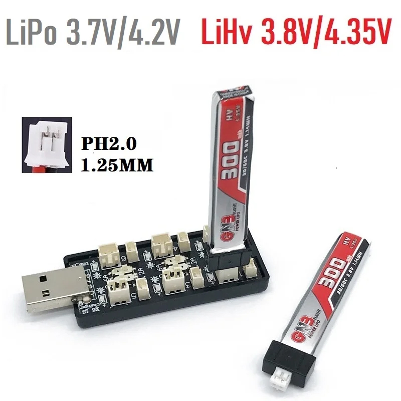6CH USB 1S LiPo/LiHv 3,7 V/4,2 - Drone Battery Plate reseña y precio