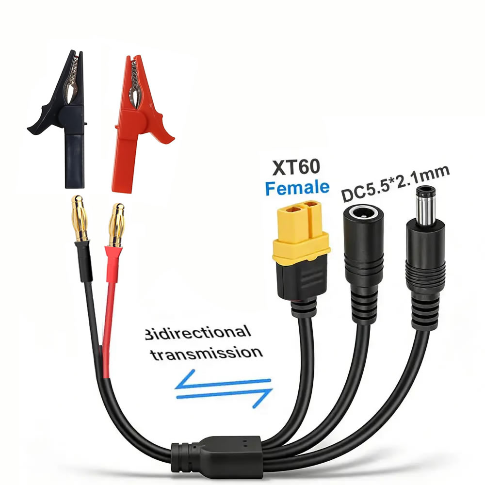 Cable adaptador 5 en 1 de XT60 - Drone Battery Smart reseña y precio