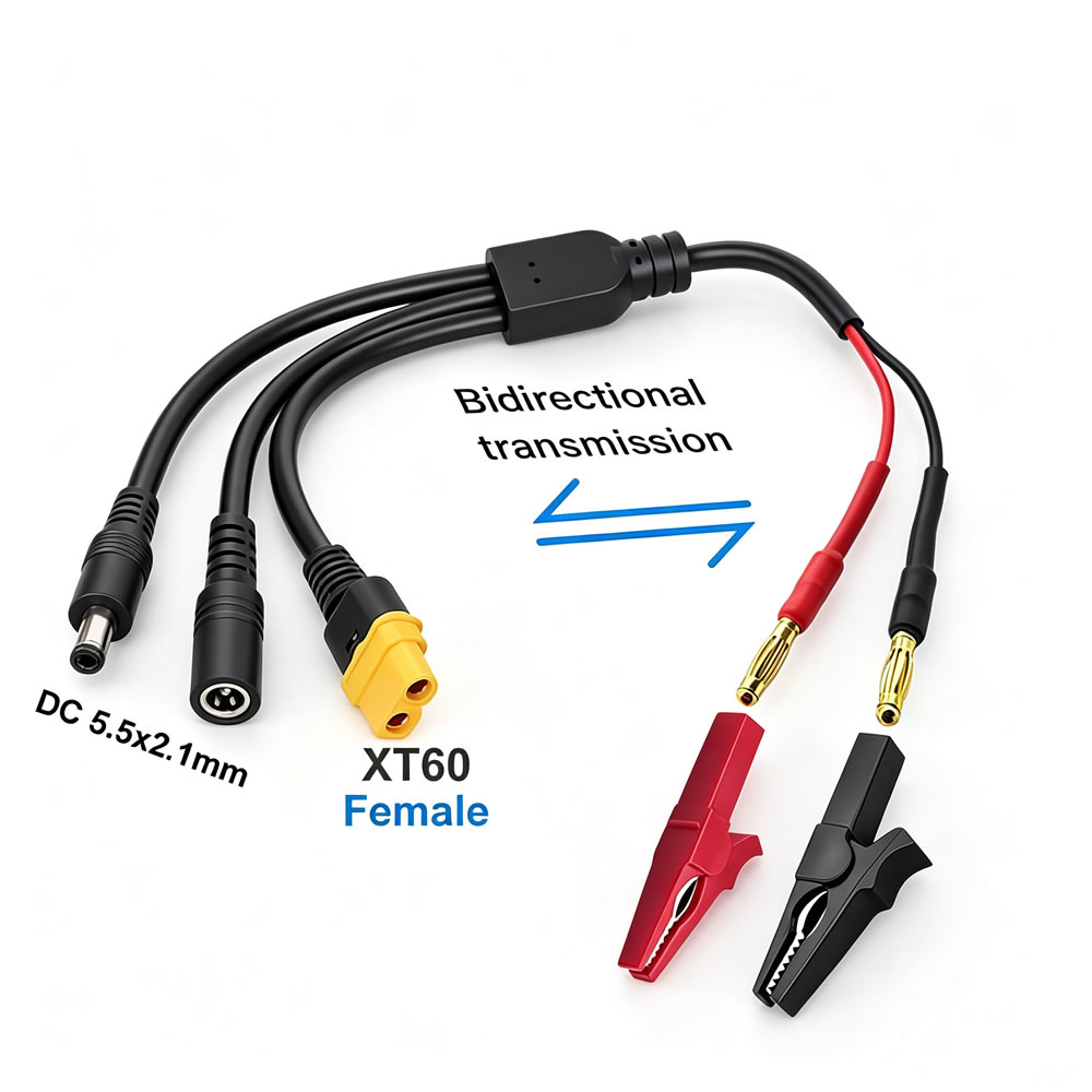 Cable adaptador 5 en 1 de XT60 - Drone Battery Smart reseña y precio